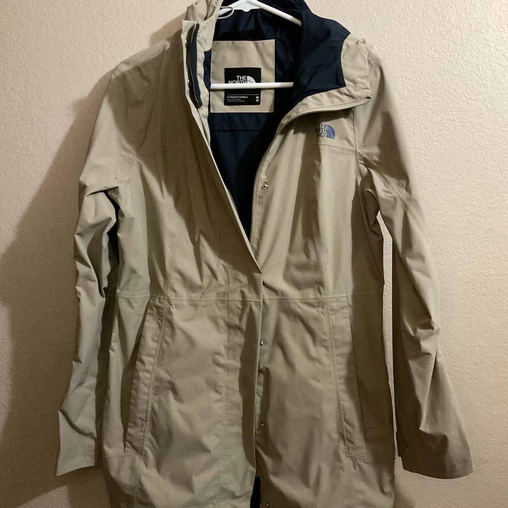 North face rain coat